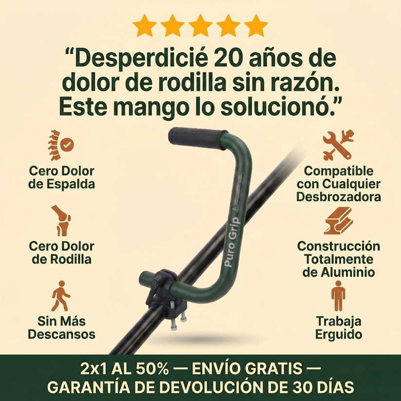 Puro Grip Mango para Desbrozadora