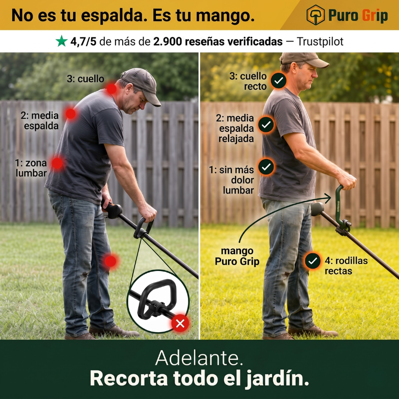 Puro Grip Mango para Desbrozadora